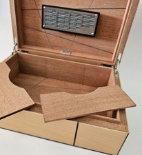 Dunhill Ribbon Humidor - Sycamore - 100 Cigar Capacity