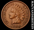 1906 Indian Head Cent- Extra Fine Better Date No Reserve #i5292