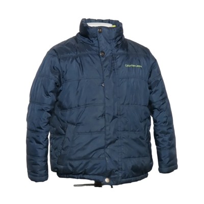 Winterjacke, Unisex (Kinder), Größe: 167, Blau, Einfarbig #kjE