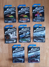 2013 Hotwheels The Fast And The Furious Complete Set of 8
