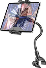 Tablet Holder for Spin Bike, Peloton Mount Black