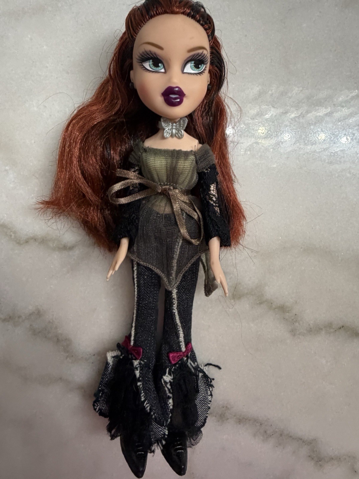 Bratz Vintage Midnight Dance Meygan Doll 2005 MGA Goth Fashion