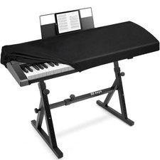 Explore Land Stretchy 88 Keys Piano Keyboard Dust Cover with 88 Keys, black