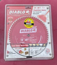 NEW Diablo Tools D1060X 10 in. x 60 Tooth Fine Finish Miter or Table Saw Blade