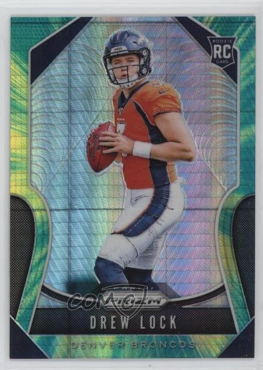 2019 Panini Prizm Rookies Hyper Prizm 129/175 Drew Lock #304 14zz