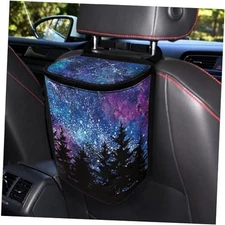 1.2 Gallons Car Garbage Bag Hanging, Aurora Forest Trash Bin for Car, 
