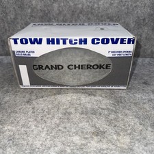 Jeep Grand Cherokee 2 Chrome Trailer Tow Hitch Cover Plug Oval Shape