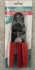 8 Position Modular Telephone Plug Crimping Tool Quality Steel Tool