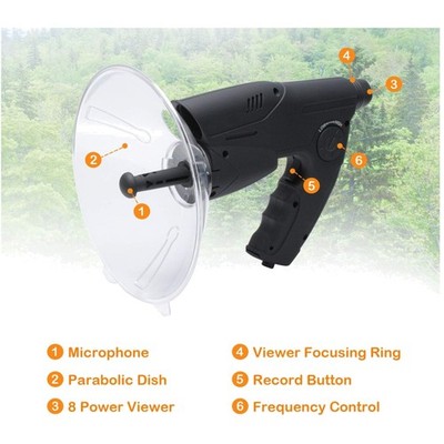 Wildlife Sound Amplifier - Digital Recording & Headphone