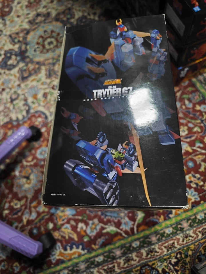 SOUL OF CHOGOKIN GX-66 TRYDER G7 Muteki Robo TRIDER G-7 GX66 BANDAI New - Immagine 3 di 4