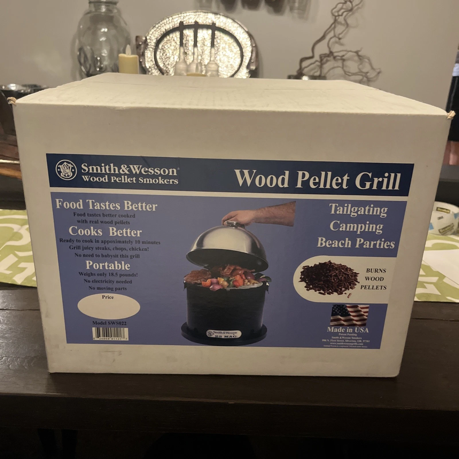 Smith & Wesson SWS022 22 Mag Wood Pellet Grill FACTORY SEALED