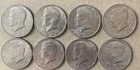 LOT OF 8 Various Mints KENNEDY  HALF DOLLARS 1981-1985