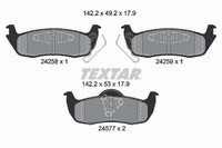 Bremsbelagsatz FÜR Jeep Grand Cherokee III (Wh, Wk) - Textar 2425801