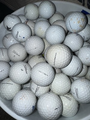 50 Used Titleist ProV1 Prov 1 V Hit Away Shag Hitaway