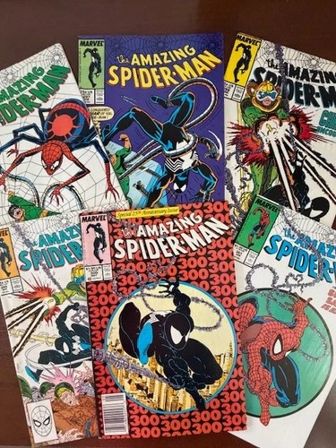 The Amazing Spider-Man Comic Books 296 297 298 299 300 301 1st Venom Appearance