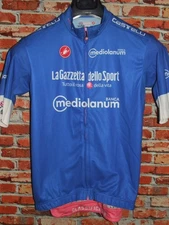 BLU GIRO CASTELLI MAGLIA BICI CICLISMO SHIRT MAILLOT CYCLISM tg. M