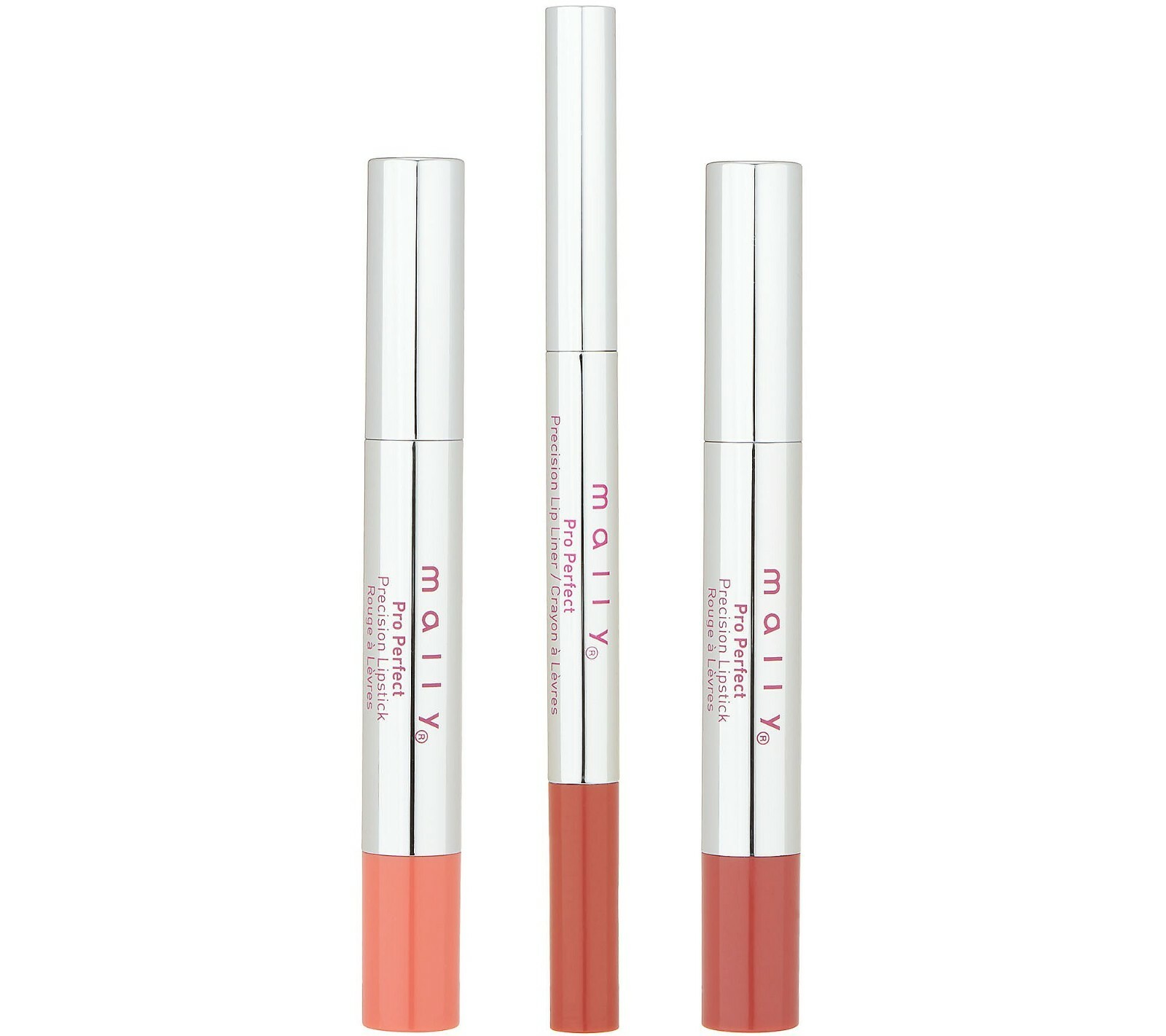 Набор для губ Mally Pro Perfect Precision Lip Kit 3шт