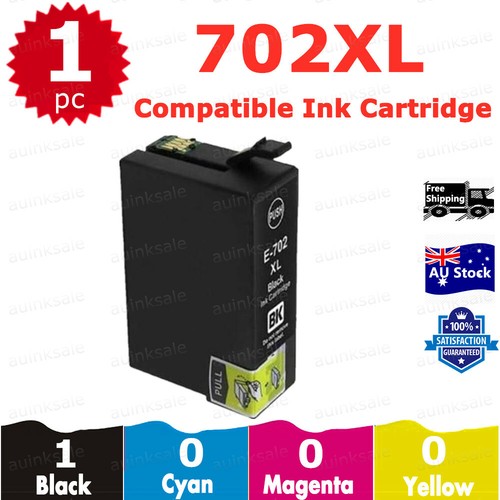 Compatible 702 XL 702XL Ink Cartridges For Epson WorkForce WF3720 WF3725 WF3730, - Picture 5 of 7