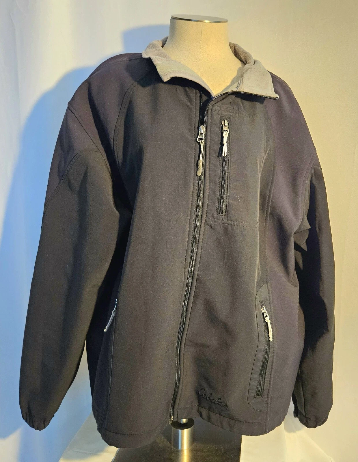 Cabelas Men’s Three-Season Jacket Water Resistant Shell XL