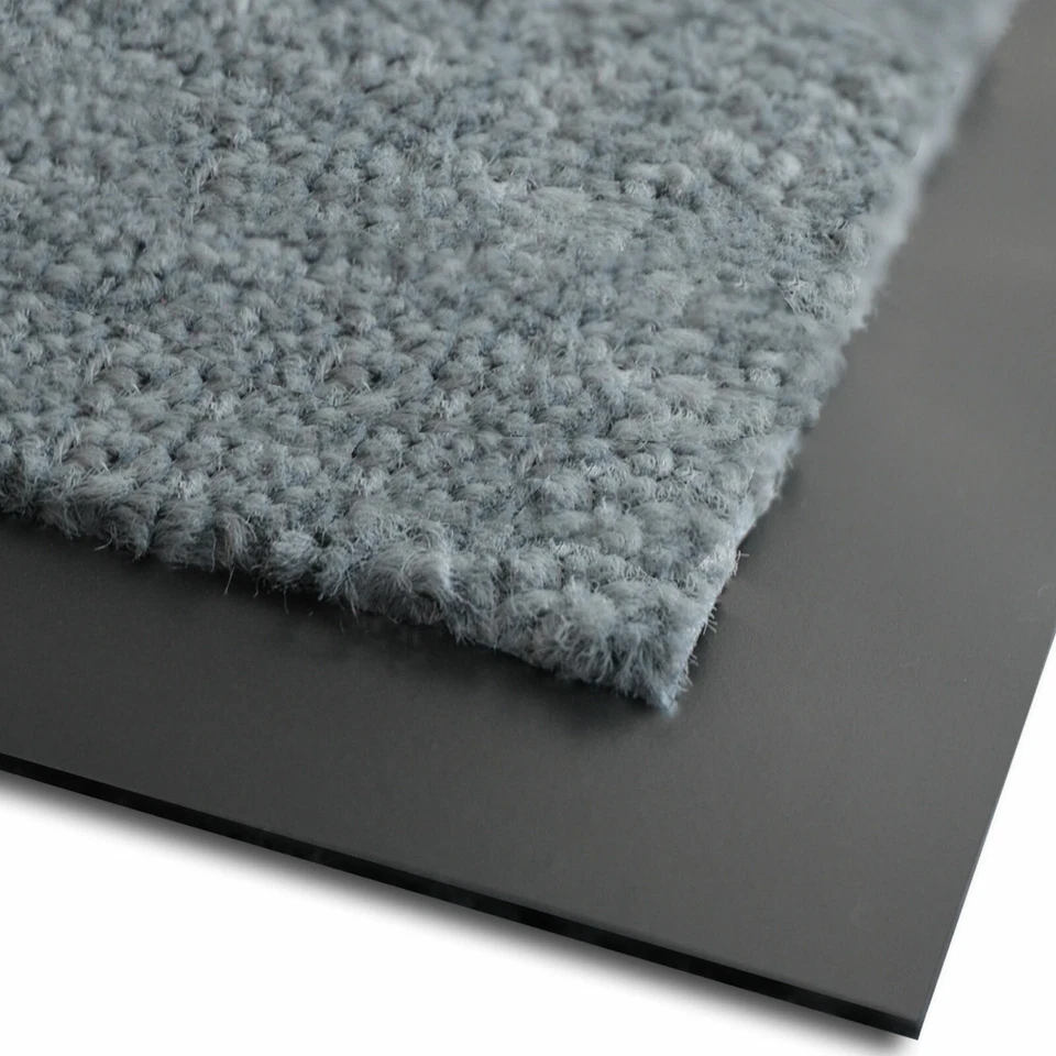 Schmutzfangmatte Türmatte Fußmatte Schmutzmatte Türvorleger MONOCHROM Grau - Bild 4 von 4