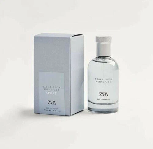 ZARA NIGHT POUR HOMME II SPORT EDP 100 ML 3.4 FL. OZ BRAND NEW