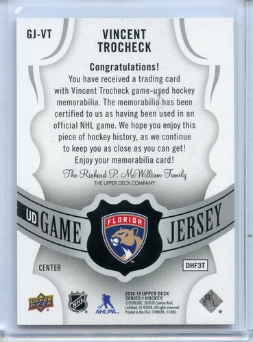 2018-19 Upper Deck Game Jerseys Pick what you need!!!! - Picture 79 of 89