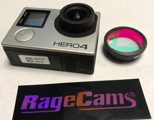 Gopro Hero4 SILVER Camera Flat Full Spectrum IR INFRARED NV+Slip On Day Filter