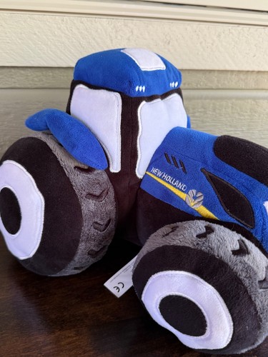 New Holland Tractor T7 Plush Toy Universal Hobbies Blue Plushie Farm Ag - Picture 6 of 10