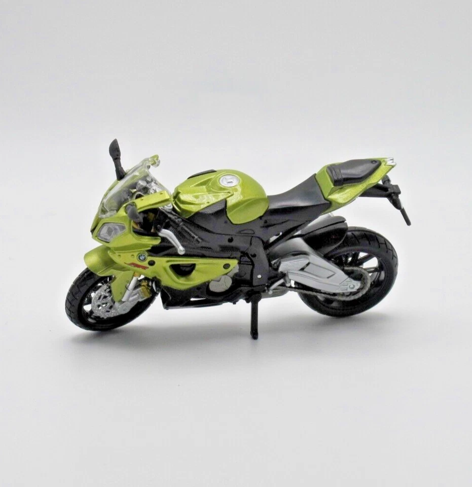 Moto BMW S600 RR vert métal à l'échelle 1/18 - Maisto 31300 - Photo 2/2