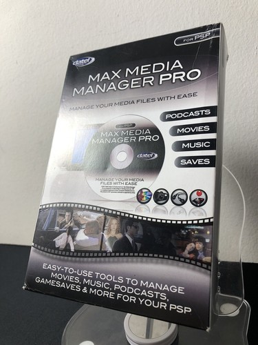 Max Media Manager Pro For PSP Sony Datel Podcasts Movies Music Saves Technology - Picture 2 of 15