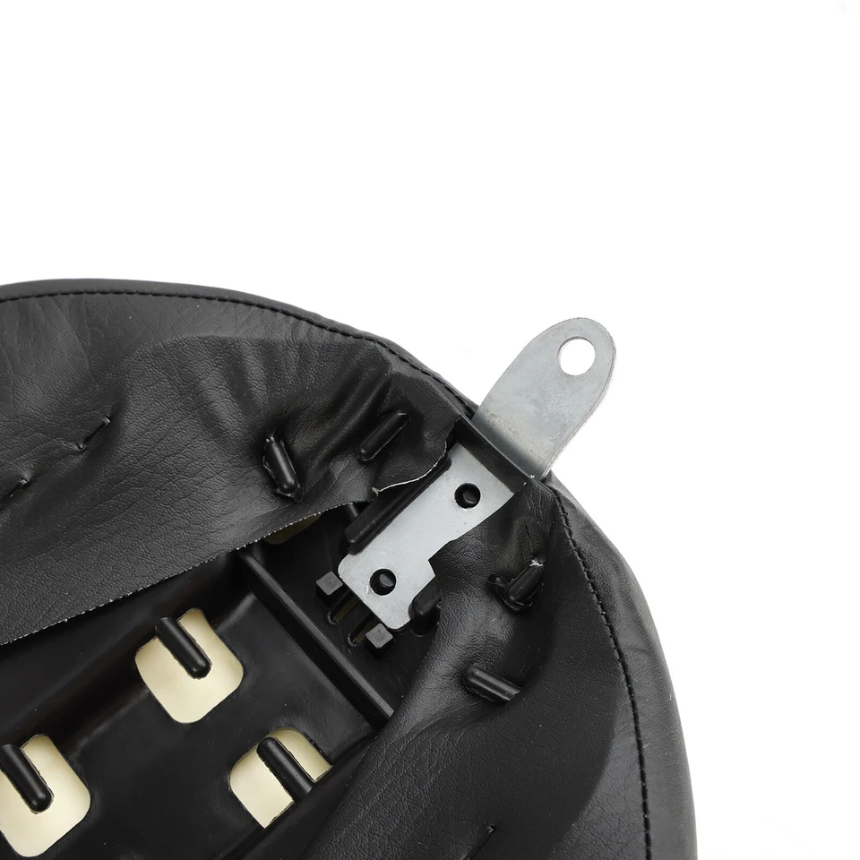 Seat Cuero Sportster 2004-18 XL1200N Conductor y Pasajero XL883N Para Negro 2-up, Foto 2 de 4