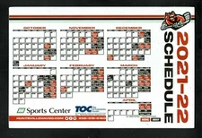 Huntsville Havoc 2021-22 Magnet Schedule TOC SPHL