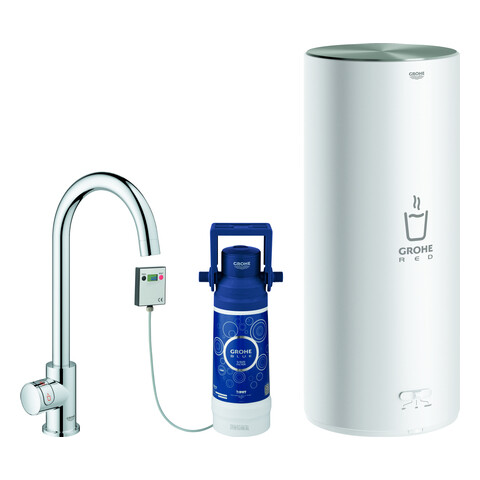 GROHE Stand Ventil und Kessel rot mono - Bild 1 von 1