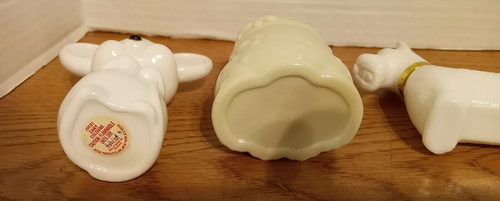 Set of 4 Vintage AVON Animal Cologne Perfume Bottles Decanters - Picture 4 of 5