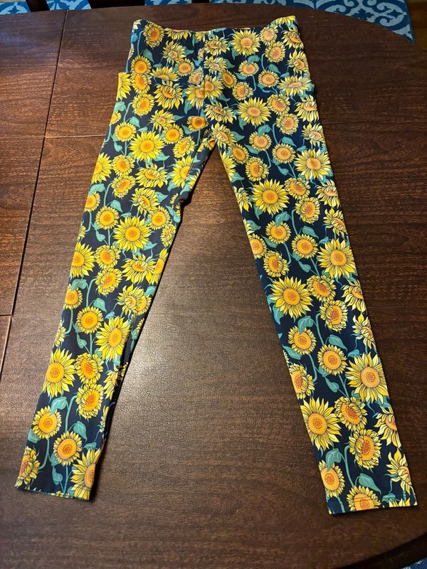 NWOT Old Navy Sunflower / Harvest Leggings Support Ukraine-GirlsL 10-12, EU 152