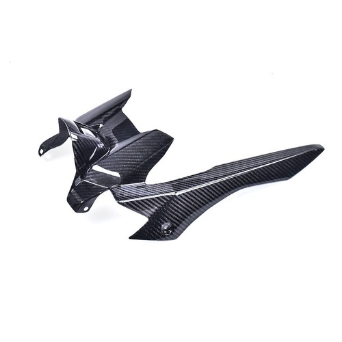For Yamaha MT-07 FZ07 2013+/R7 2022+ Carbon Fiber Rear Fender Hugger Chain Guard - Picture 2 of 12