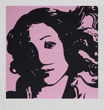 ORIGINAL PRINT - RUBENS FOGACCI - SERIGRAFIA RETOUCHE' - VENERE  12x12 CM