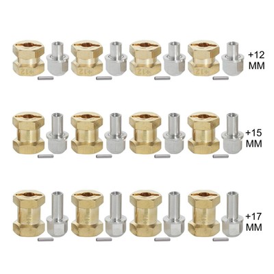 Tbest RC Radnaben-Adapter – 4-teilig, 23 Mm, Aus Alu, Für SCX10, Traxxas, TRX4, 1/10 Crawler