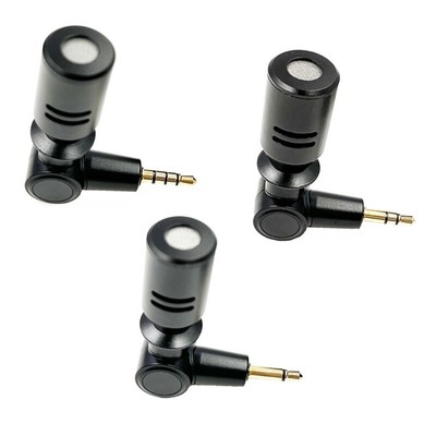 Microphone 3.5mm Condenser Mic Flexible Camera Mic for Smartphones Tablet