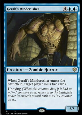 MTG-4x-Near Mint, English-Geralf's Mindcrusher-Commander: Starter Decks