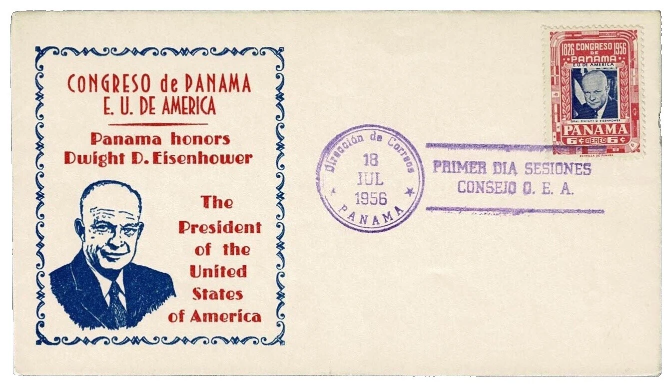 First Day of Issue First Day Cover Panama Stamps