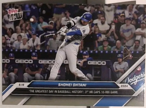 SHOHEI OHTANI 2024 Topps Now 9.19 Greatest Day #723 Dodgers World Series Japan - 第 1/2 張圖片