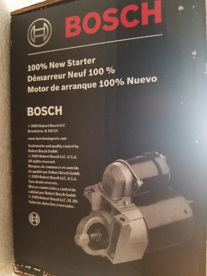 NUEVO Motor De Arranque Bosch SR4204N Mazda Ford Foto 3 de 4