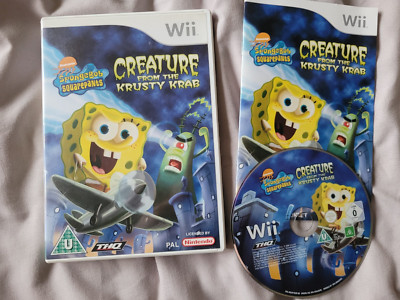 SPONGEBOB SQUAREPANTS Creature From The Krusty Krab Nintendo Wii Spiel
