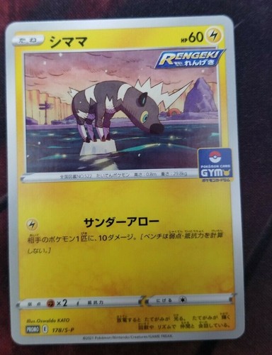 Pokemon Card Japanese - Blitzle 178/S-P - PROMO Sword & Shield - US Seller