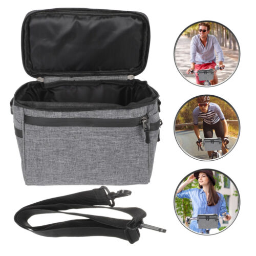 Handlebar Bag Electric Bike Accessories Bicycles Basket Front Fitness