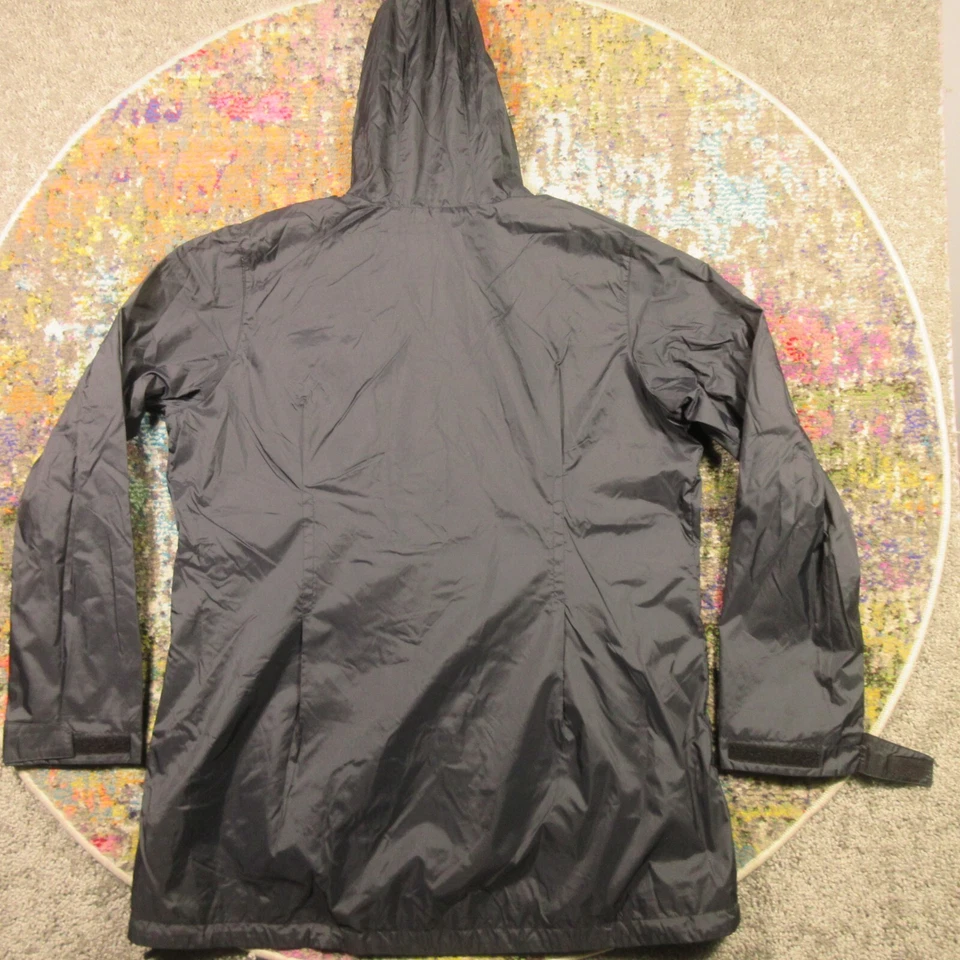 Jaqueta Columbia Switchback Feminina XXL Preta Forrada Parka Com Capuz Quebra-Vento Excelente Estado Usado - Imagem 2 de 4