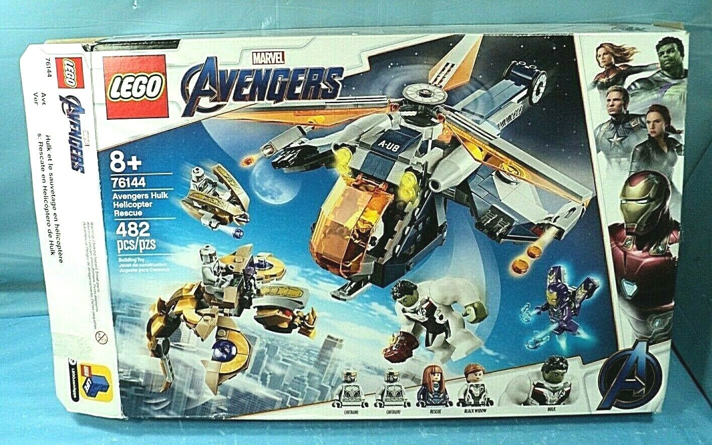 Avengers Hulk Helicopter Rescue 76144, Marvel