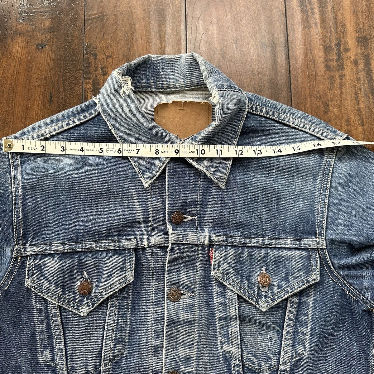 Vintage Levis Early 1960s Type 3 Denim Jacket Big E Trucker Blue 557 XX 2 1  60s