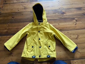 baby boy yellow raincoat